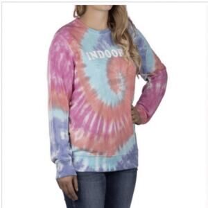 NWT Modern Canvas “Indoorsy”‎ Tie-Dye Sweatshirt- Size Medium
